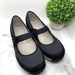Dansko Women's Gray & Black Mary Jane Loafers Size 38